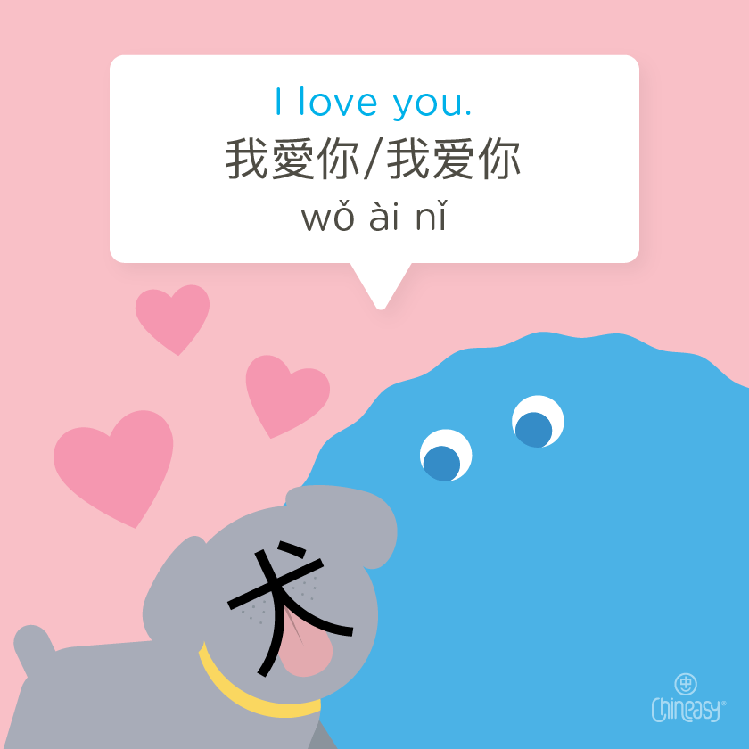 I love you in Chinese