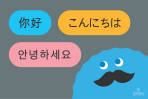 How to say hello in Chinese, Japanese and Korean